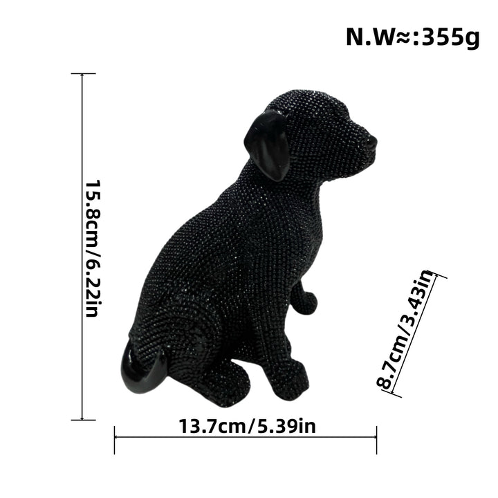 Decorative dog figure in modern design
