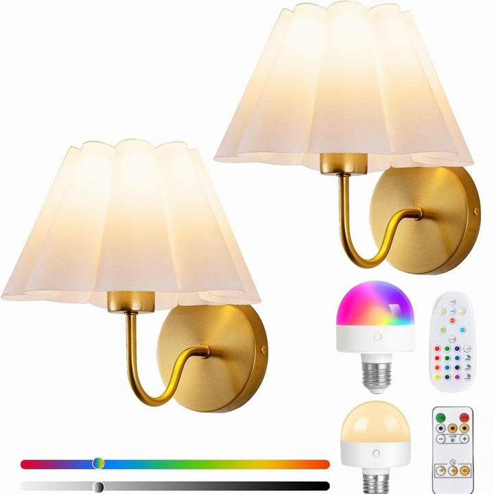 Smart adjustable wall lamp