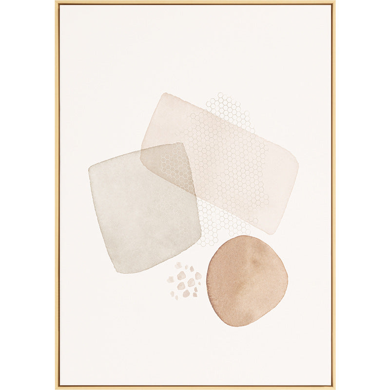 Framed Abstract Geometric Artwork