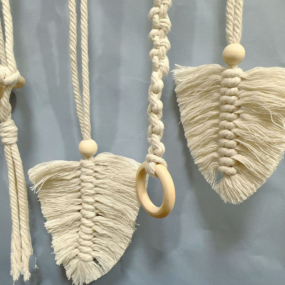 Decorative Macrame Leaf Wall Hanging