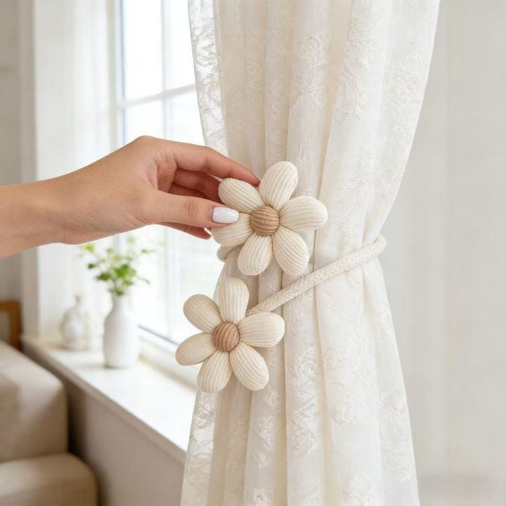 Decorative curtain holder