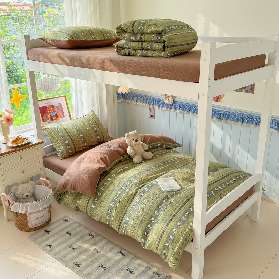 Geometric Patterned Bedding Set