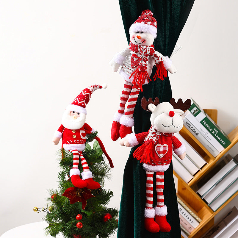 Decorative Santa Claus Curtain Holders