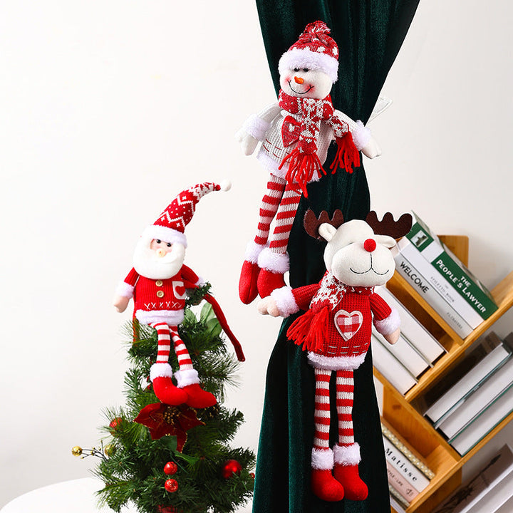 Decorative Santa Claus Curtain Holders