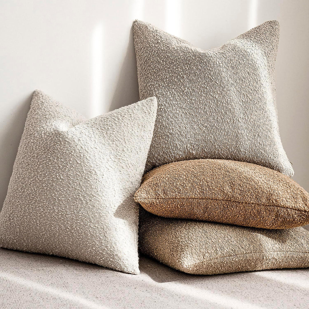 Textured Boucle Decorative Cushion
