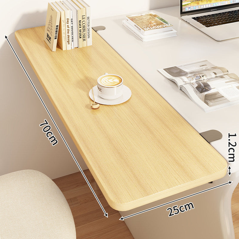 Slim Clamp-On Folding Side Desk Shelf Tray