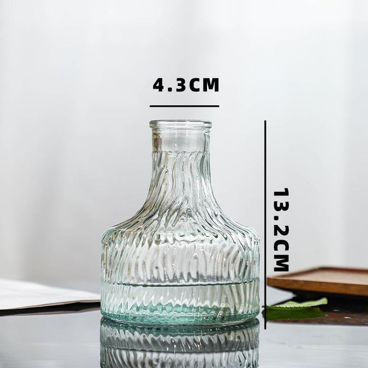Premium Textured Glass Beverage Container