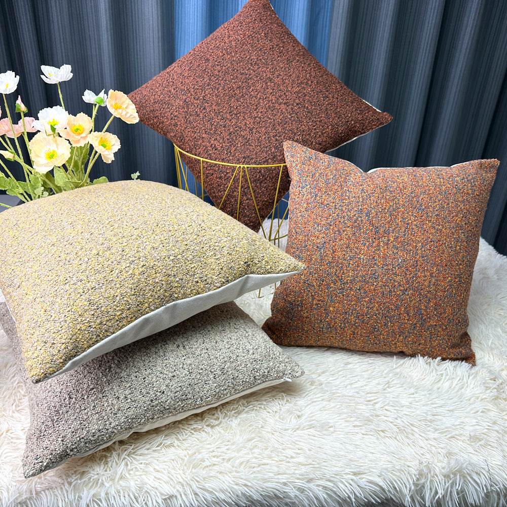 Textured Knit Decorative Cushion