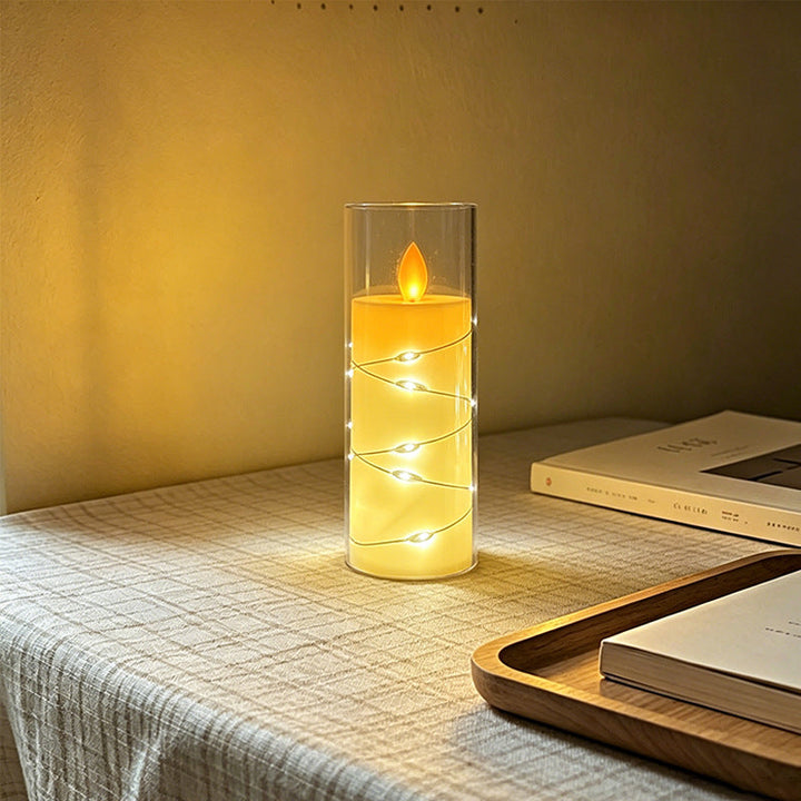 LED Scented Candle with Flame Effect