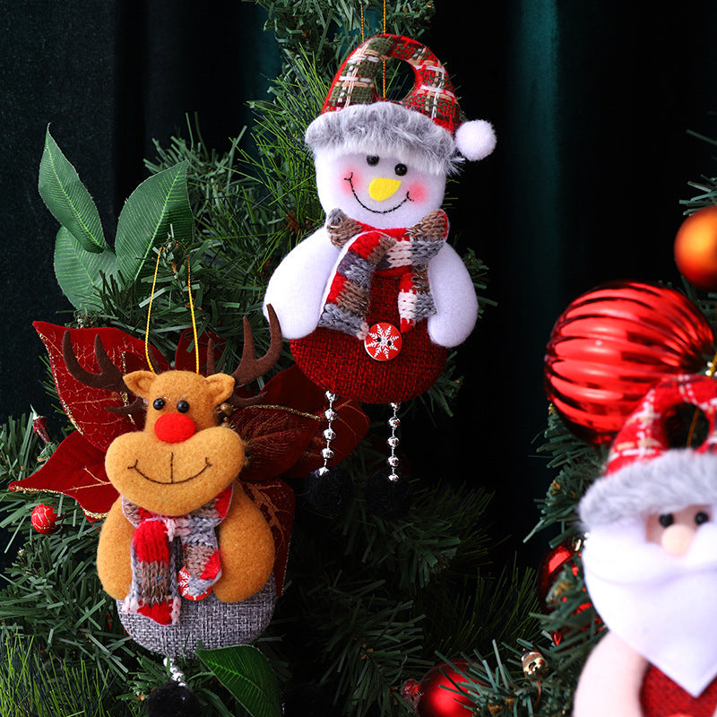 Decorative Christmas reindeer made of felt