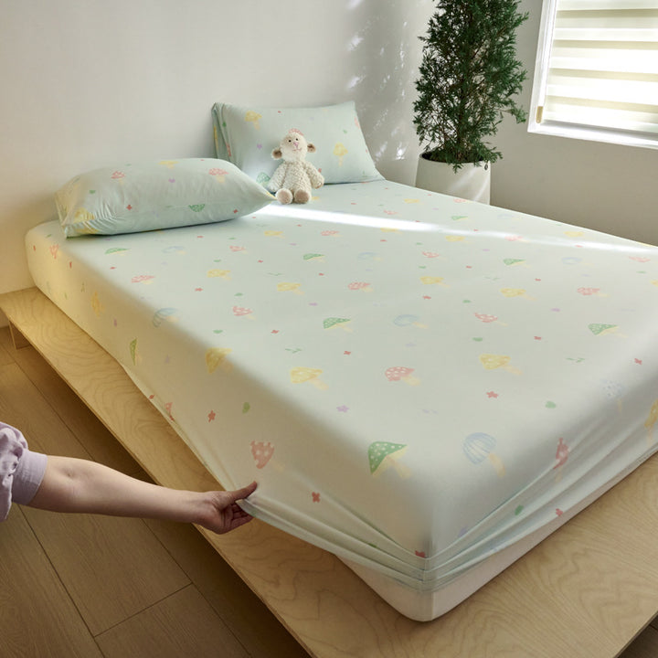 Soft Cotton Playful Patterned Mattress Protector