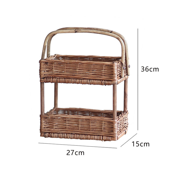 Practical storage basket with handle