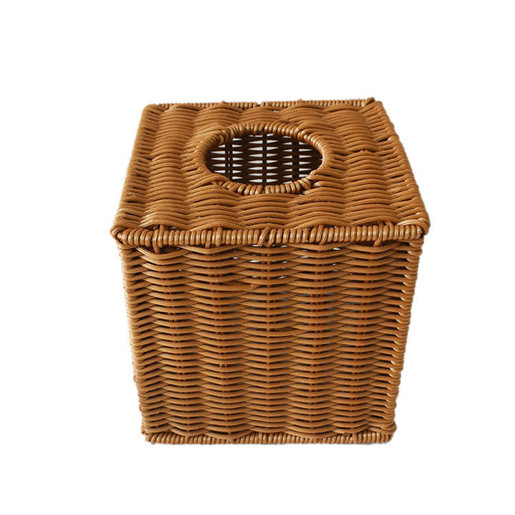 Handcrafted Woven Storage Basket with Open Top