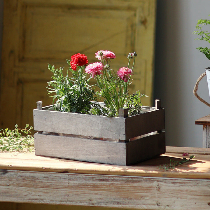 Decorative wooden container