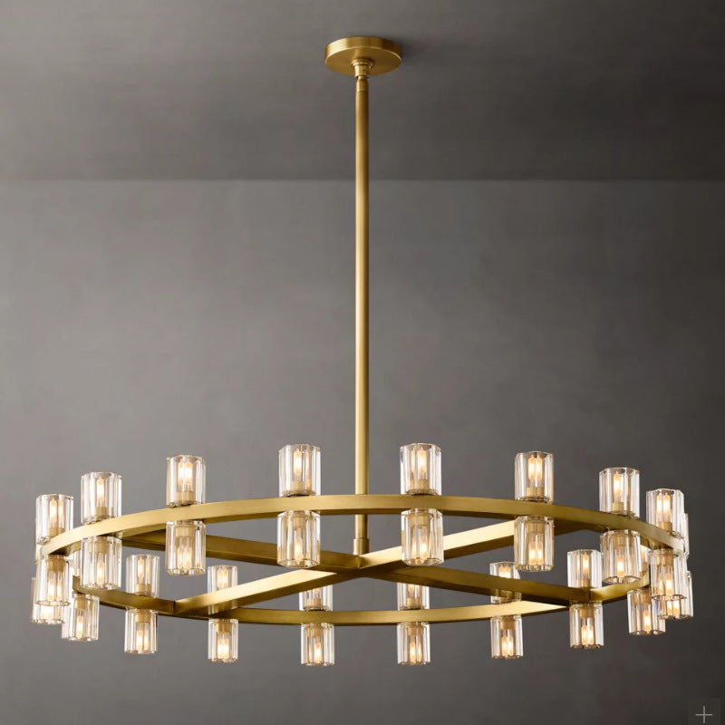 Modern Crystal Circle Light