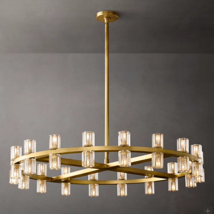 Modern Crystal Circle Light