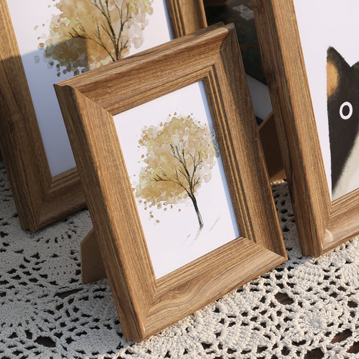 Rustic Wooden Photo Frame for Home Decor