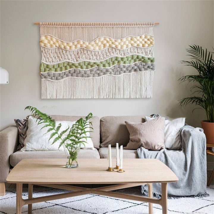 Woven Macrame Wall Tapestry