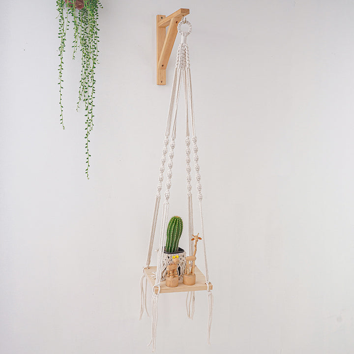 Macrame Plant Hanging Shelf