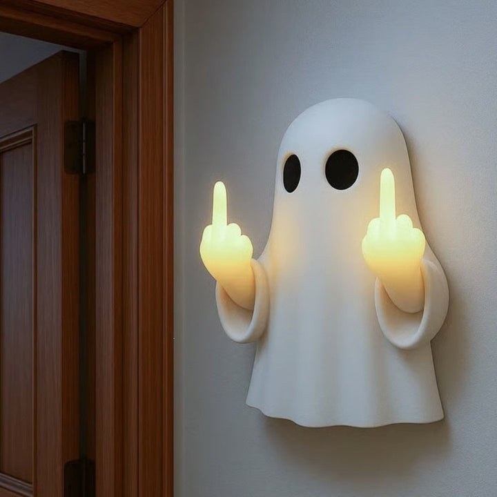 Humorous Christmas Light Figure