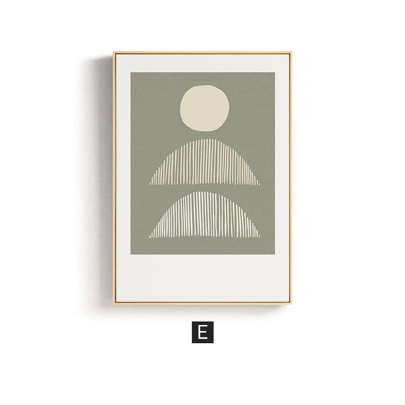 Abstract Wave Design Framed Wall Art