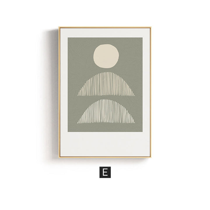 Abstract Wave Design Framed Wall Art