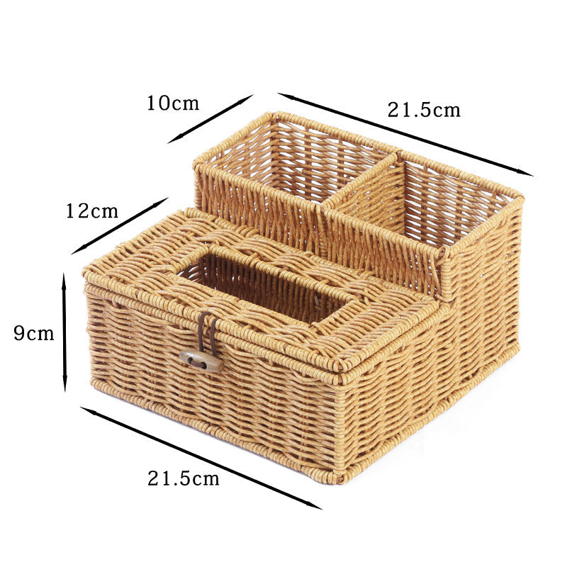 Versatile Handcrafted Woven Storage Caddy
