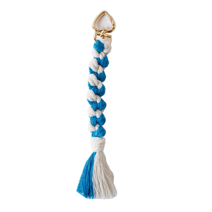 Decorative Macramé Keychain Holder