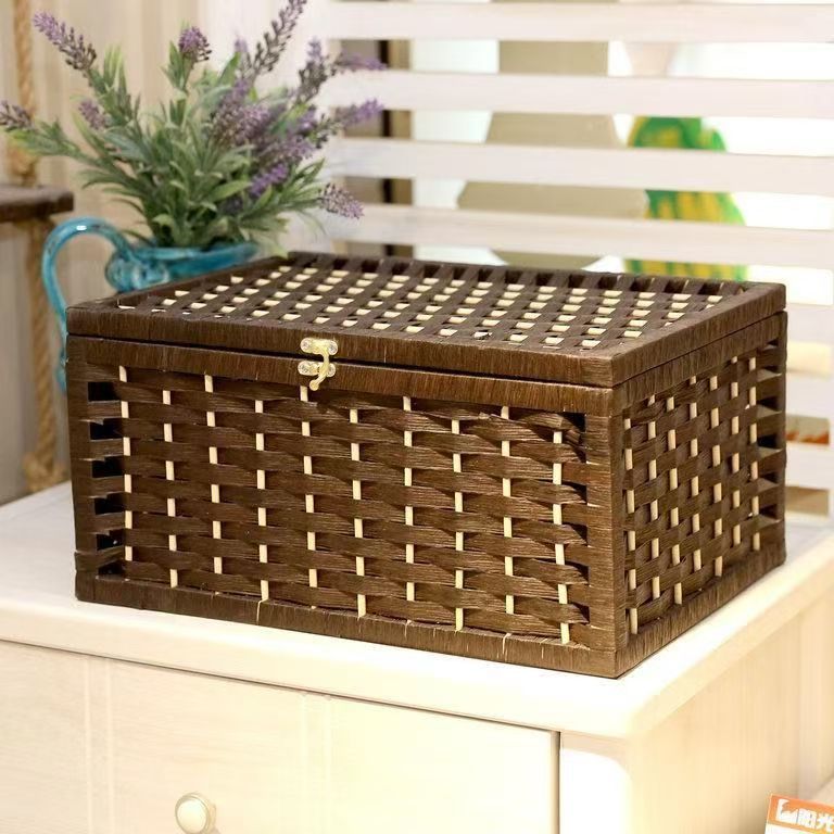 Rattan Storage Box