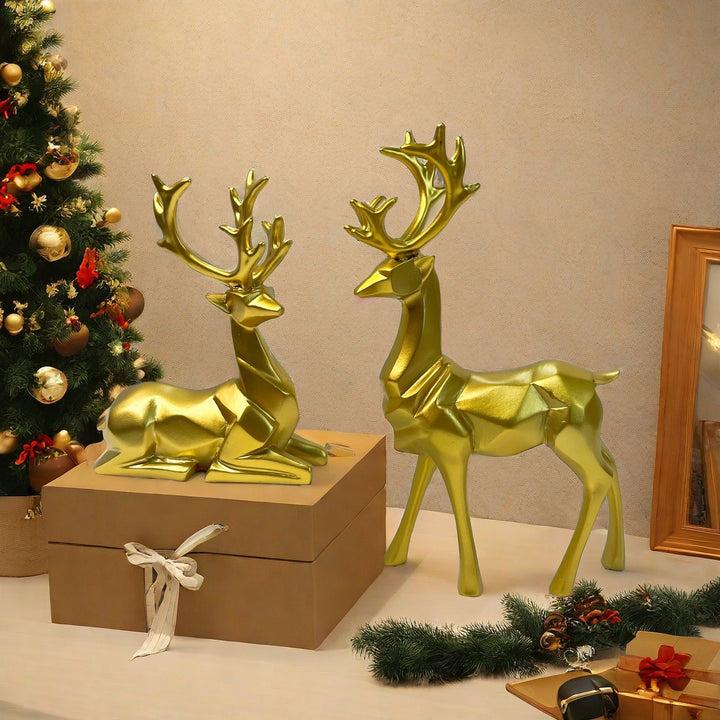 Elegant Deer Sculpture