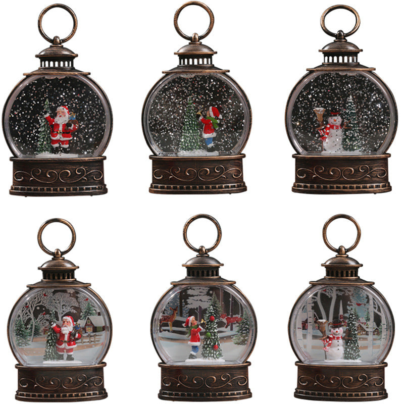 Snow Globe Lamp