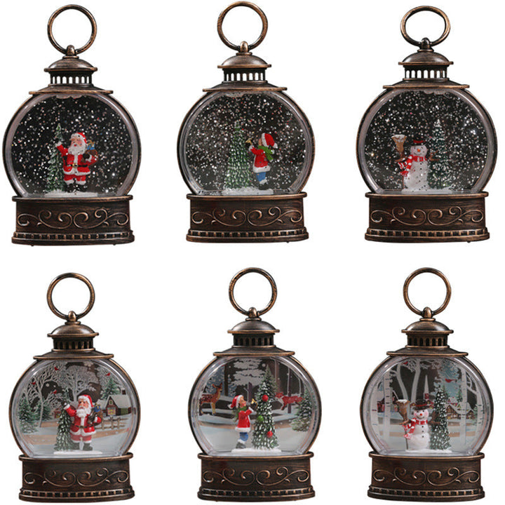 Snow Globe Lamp