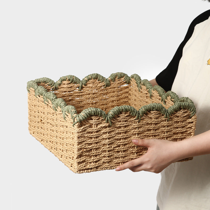 Handcrafted decoration basket