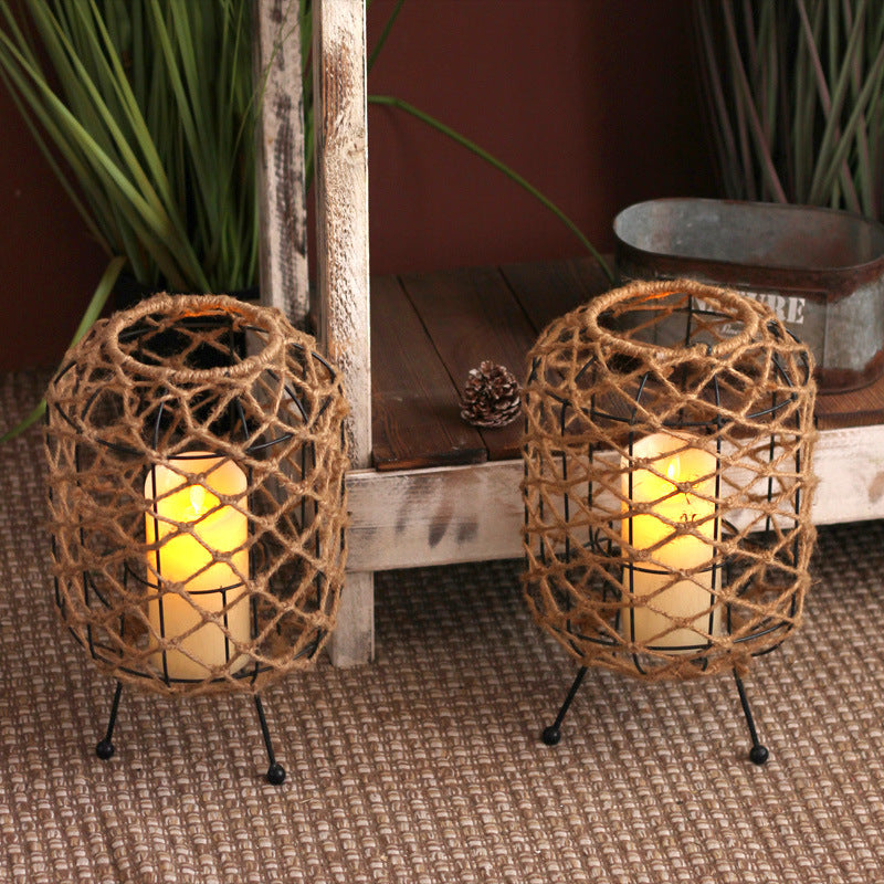 Decorative plant container with tripod