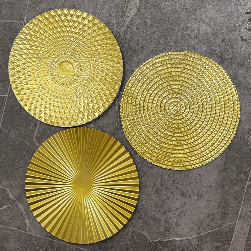 Decorative Embossed Placemats Set