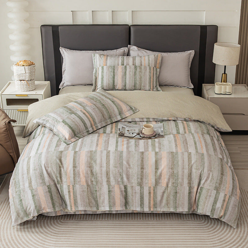 Nature-Inspired Botanical Print Duvet Cover Set