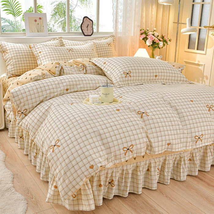 Floral Design Comforter Set