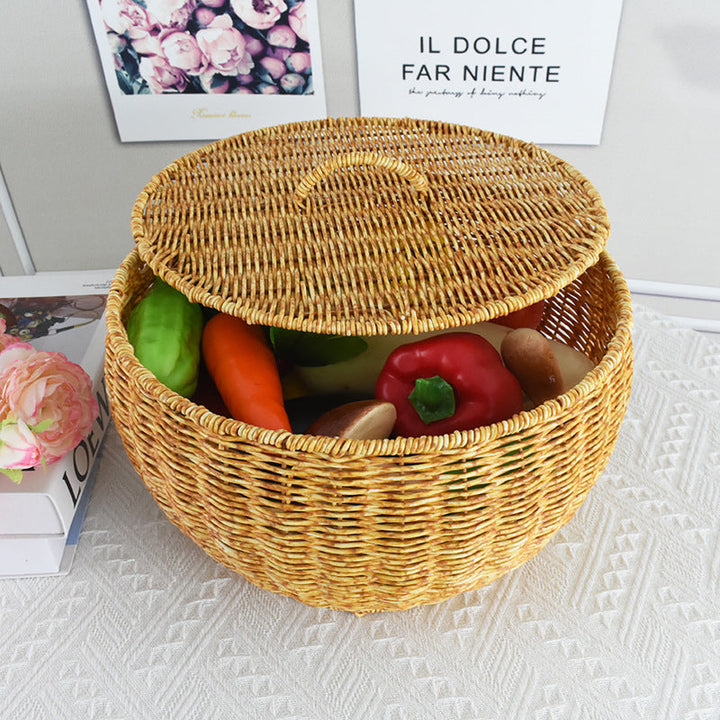 Home Storage Wicker Basket
