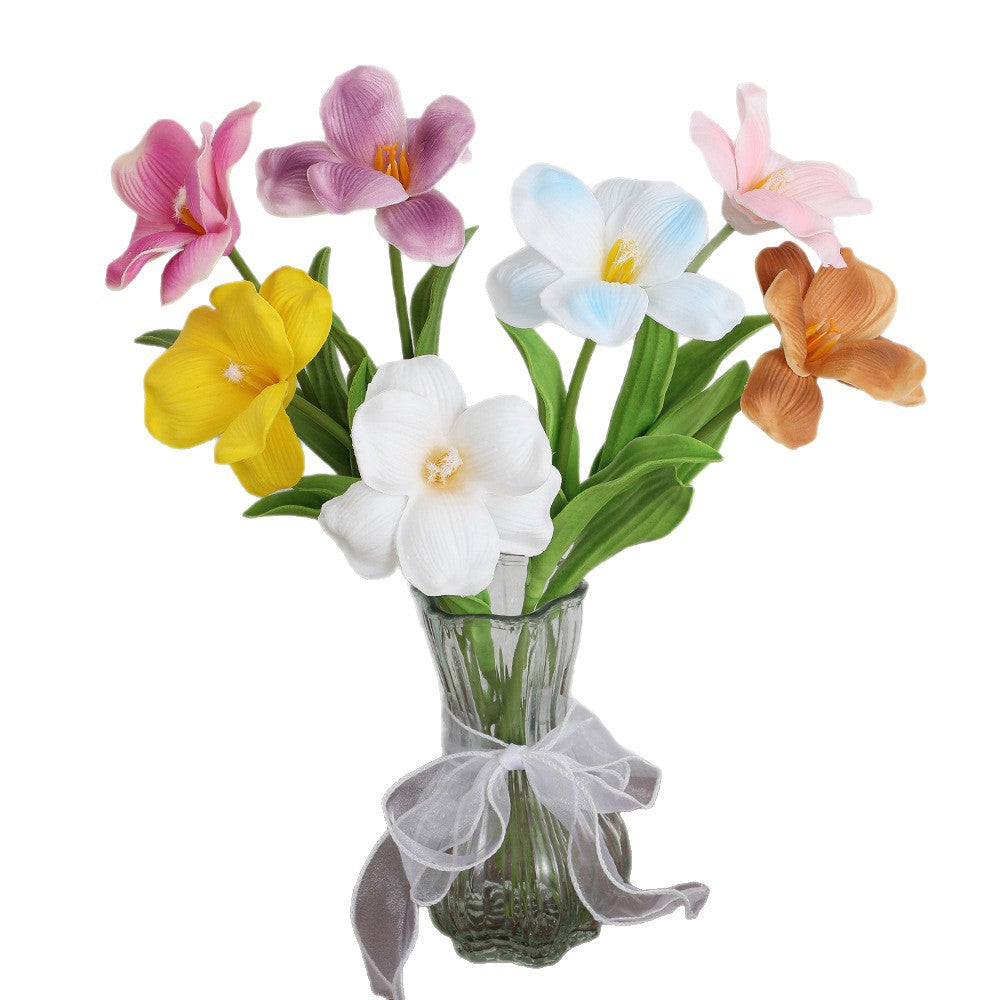 Artificial orchid flower branch with realistic details
