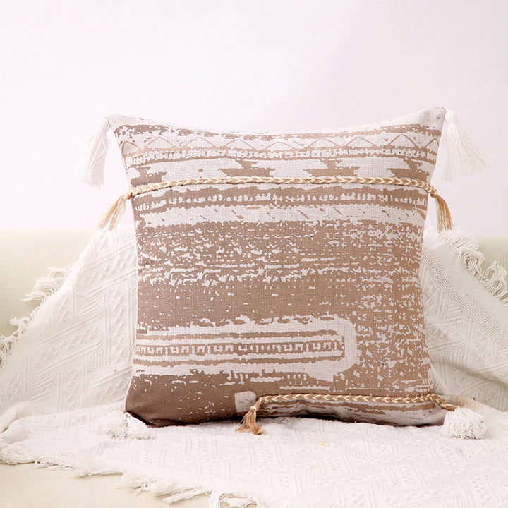 Bohemian Patterned Throw Pillow