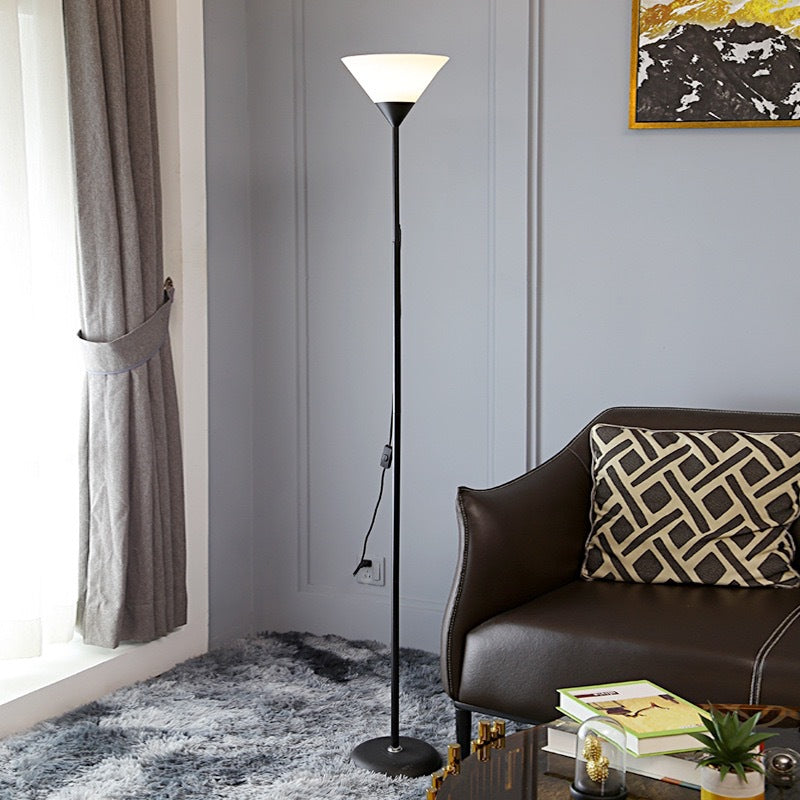 Multifunctional floor lamp with adjustable reading light