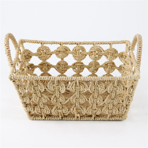 Rectangular Woven Storage Baskets
