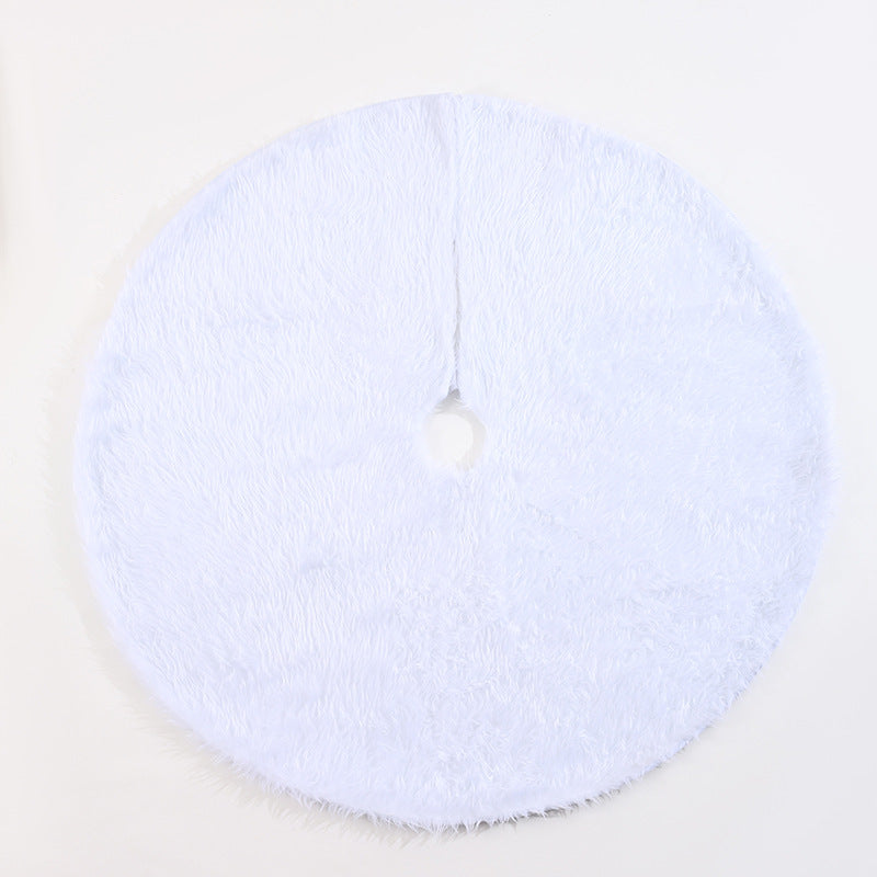 Stylish Christmas tree skirt made of plush
