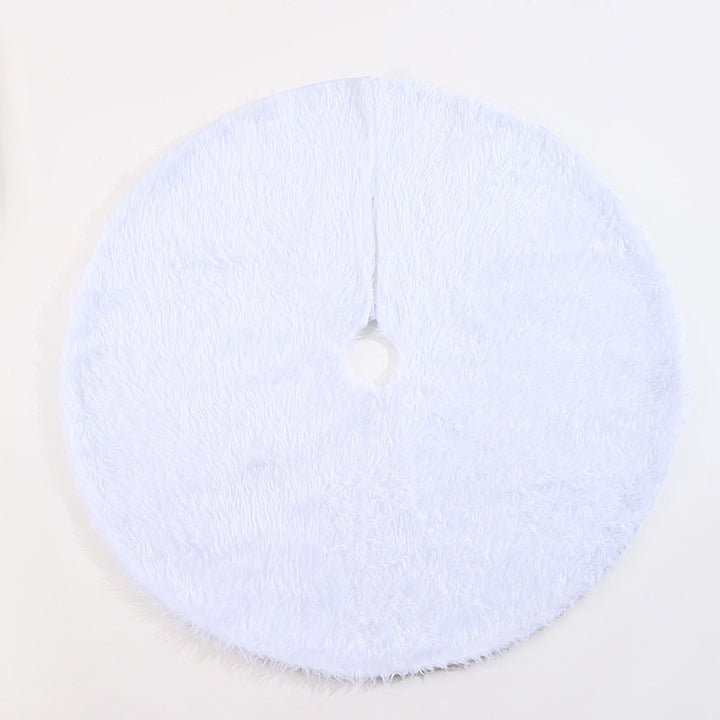 Stylish Christmas tree skirt made of plush