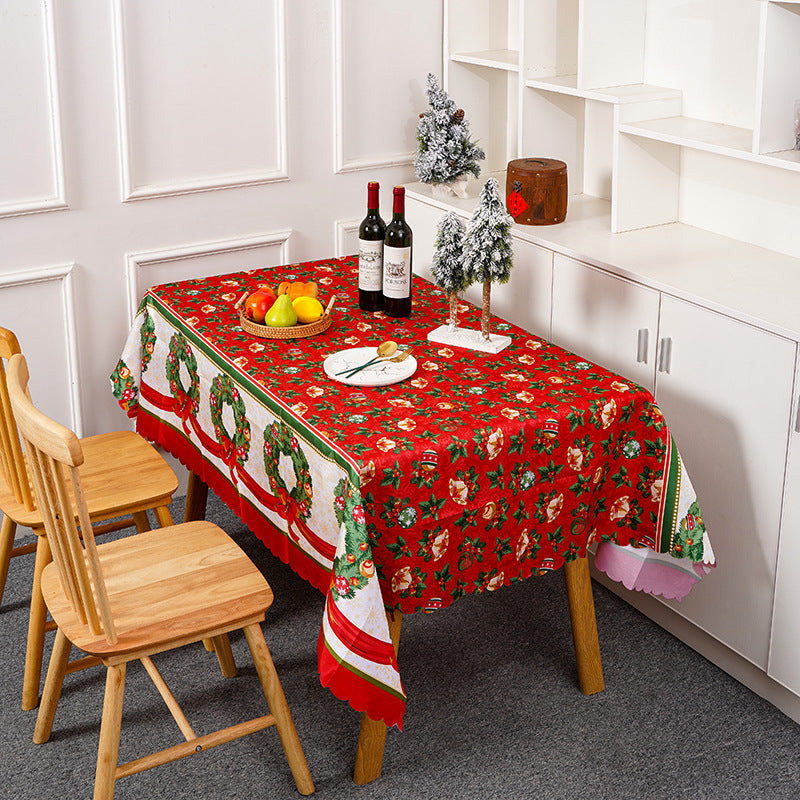 Festive tablecloth with Christmas motif