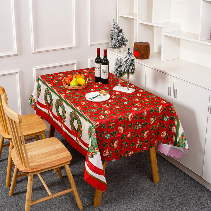 Festive tablecloth with Christmas motif