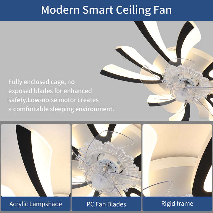 More modern smart ceiling fan