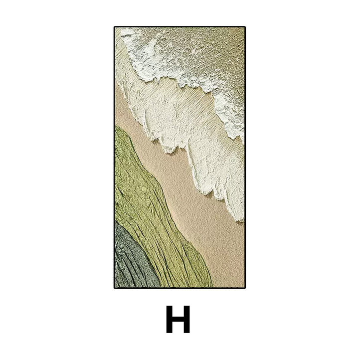Abstract Textured Landscape Canvas Art