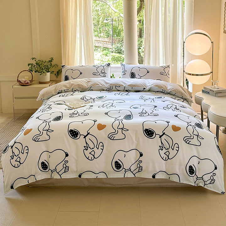 Playful Cartoon-Themed Duvet Cover Set