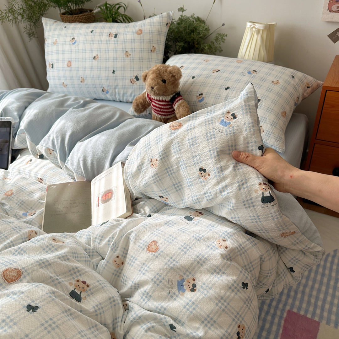 Playful Cartoon-Themed Bedding Set